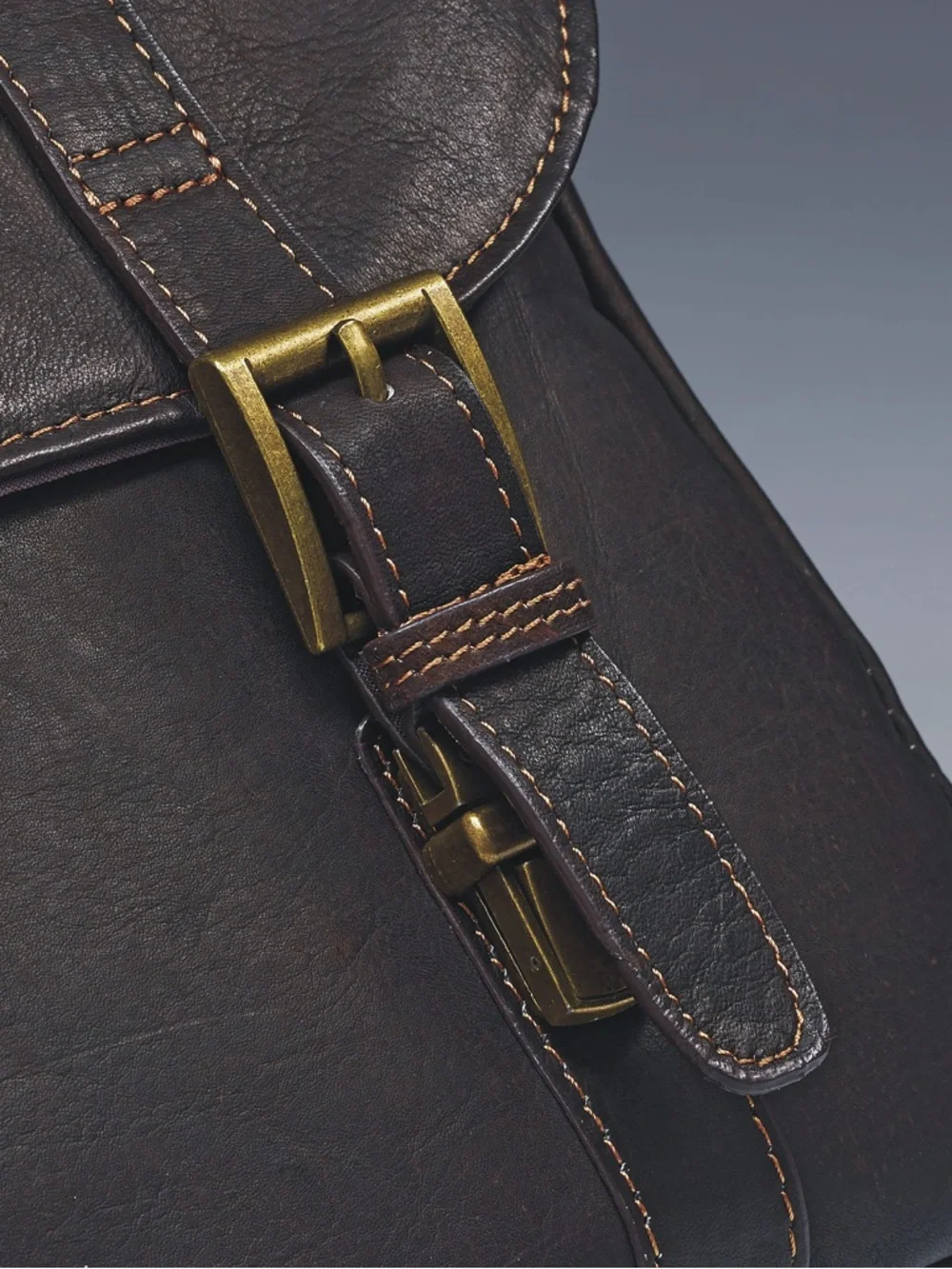Samsonite® Leather Portfolio, Brown Leather Messenger Bag ‎ Men -